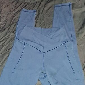 Aerie OFFLINE Blue High-Rise Leggings